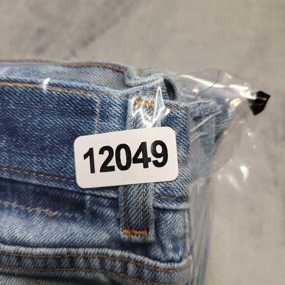 Vintage Gap Jeans Womens 4 Long Low Rise Light Wash Button Fly Raw Hem Y2K 00s - Picture 14 of 14